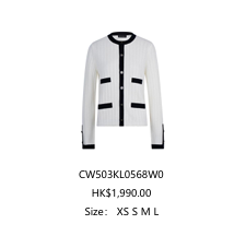 CDG trắng 4 túi viền đen