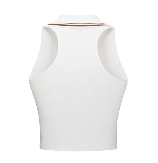 Áo yếm croptop thể thao 13 De Marzo màu trắng