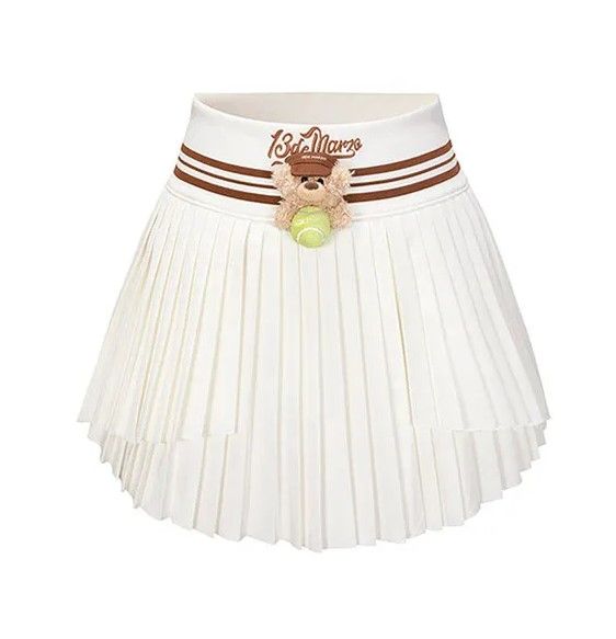 Chân Váy Nữ 13 De Marzo Tennis Màu Trắng Kem