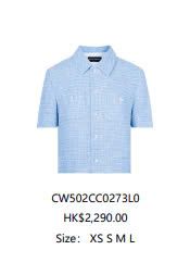 Áo dạ tweed xanh lửng ngắn tay