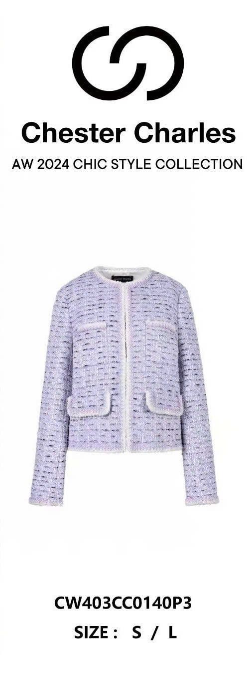 Áo dạ tím pastel
