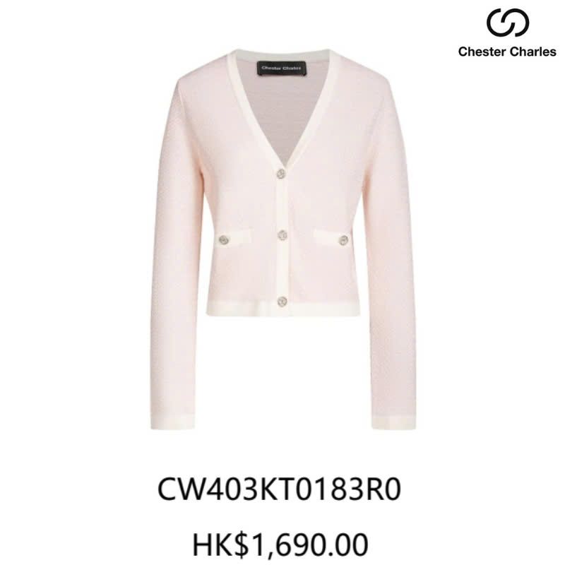 CDG hồng viền trắng