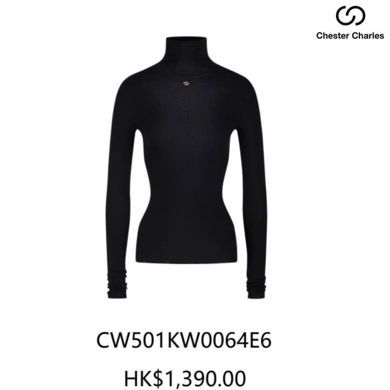 Áo len cổ lọ màu than chì 4.4