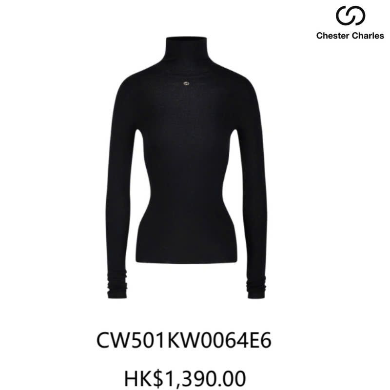 Áo len cổ lọ màu than chì 4.4