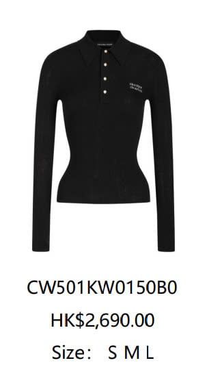 Áo đen cashmere kim tuyến - cổ polo
