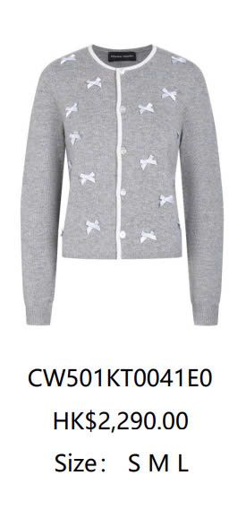 CDG xám đính nơ