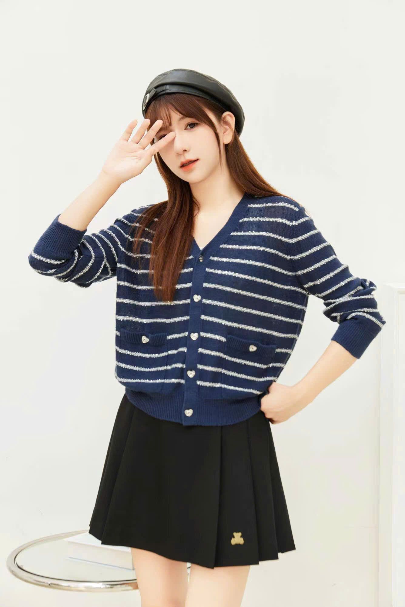 CDG Xanh Navy - Lanh lụa