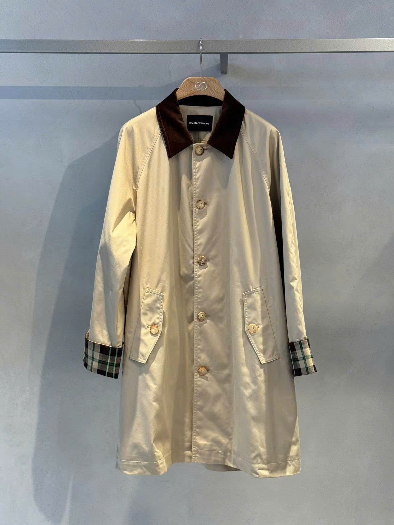 Áo Trench - Cổ Nhung