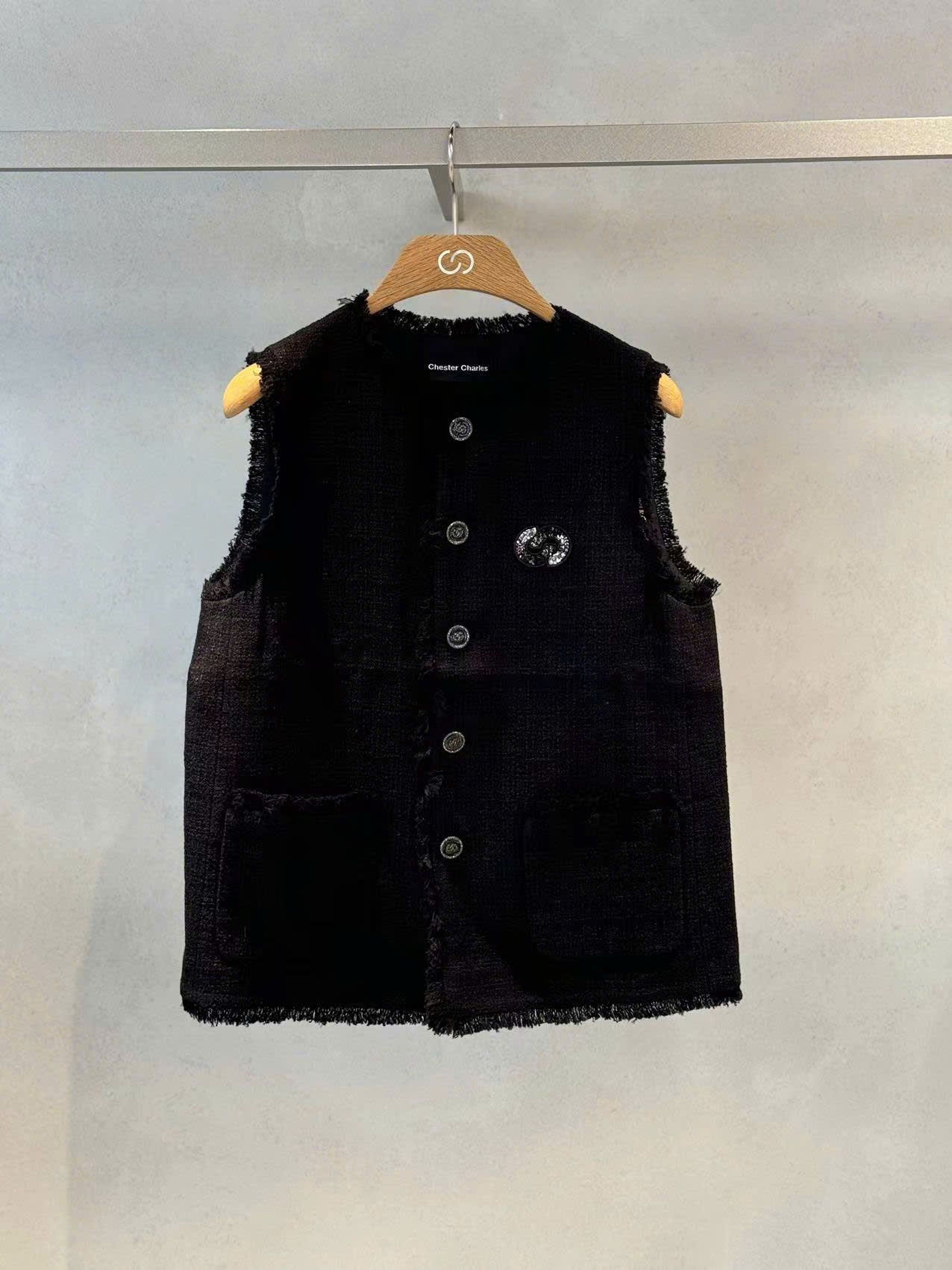 Vest ghile đen
