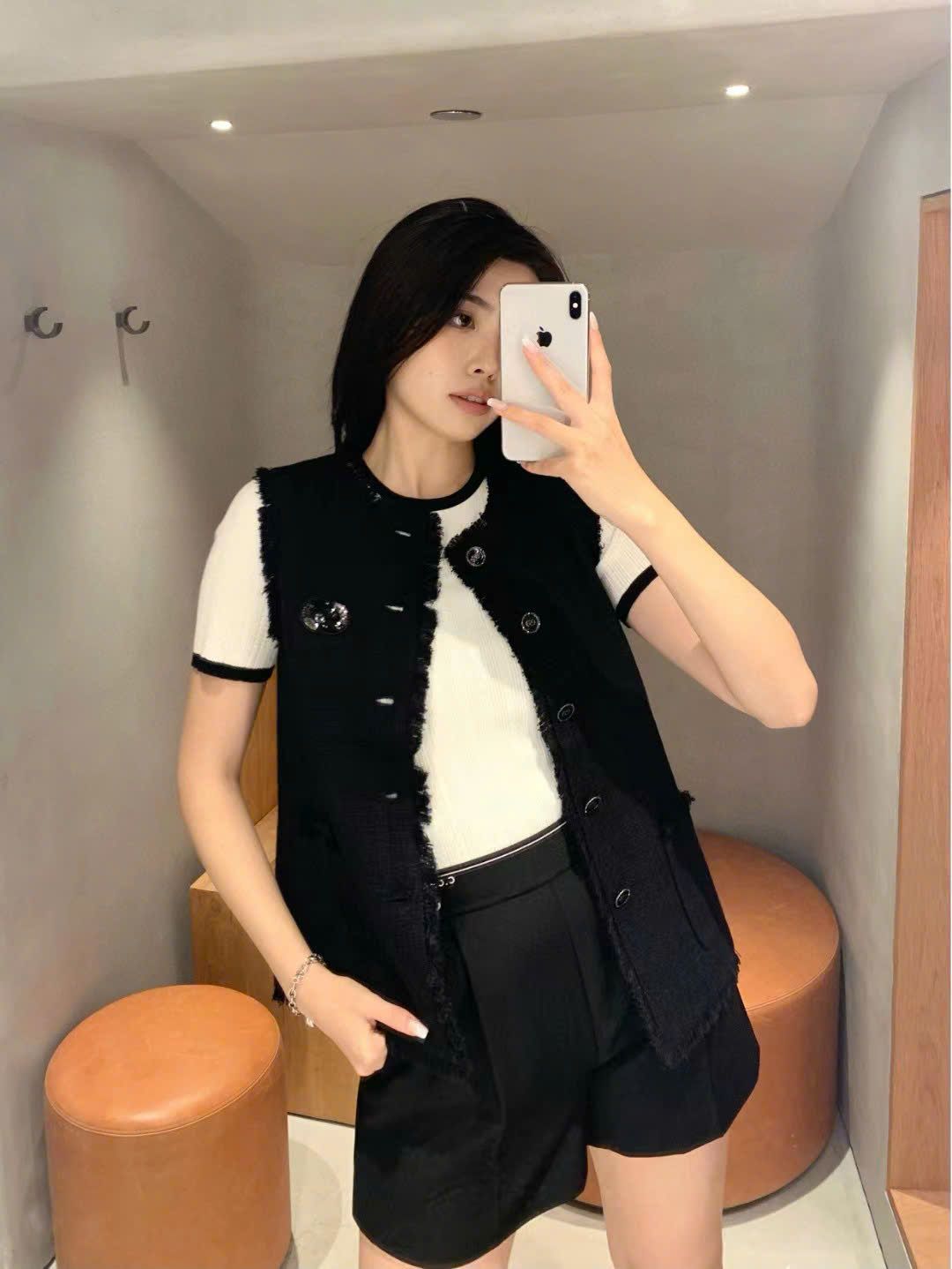 Vest ghile đen