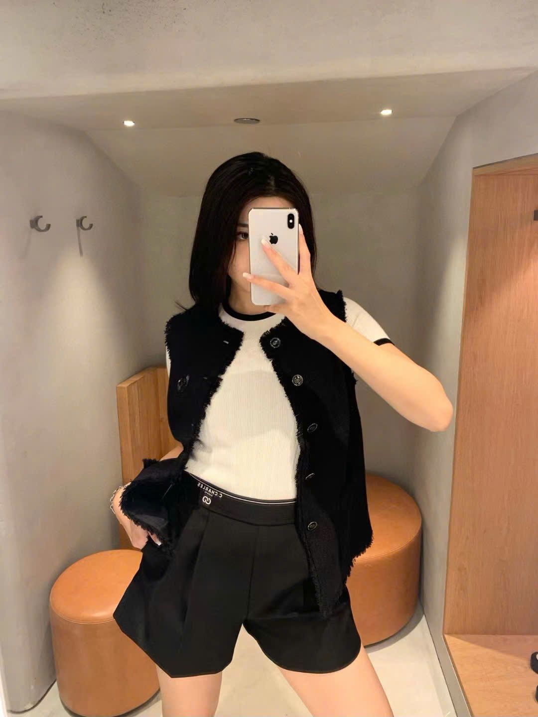 Vest ghile đen