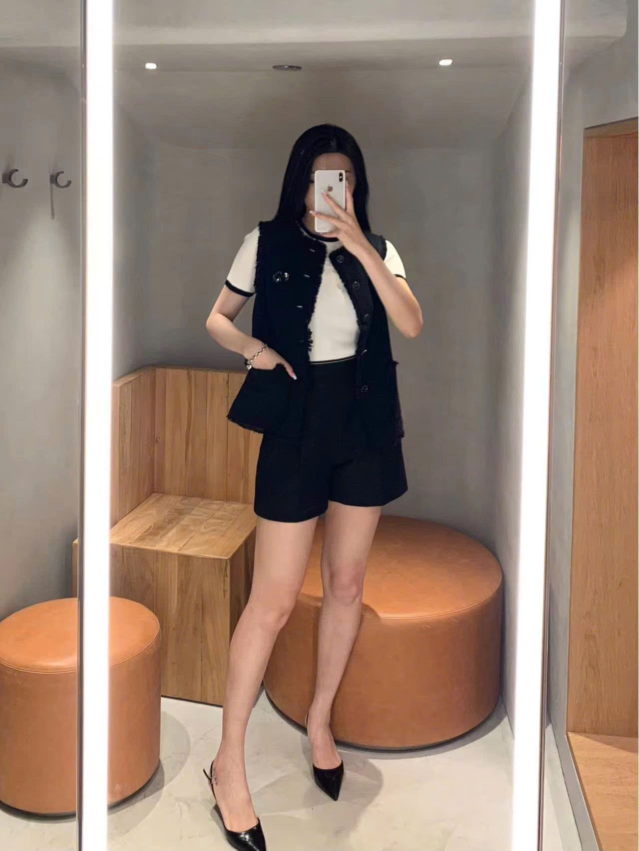 Vest ghile đen