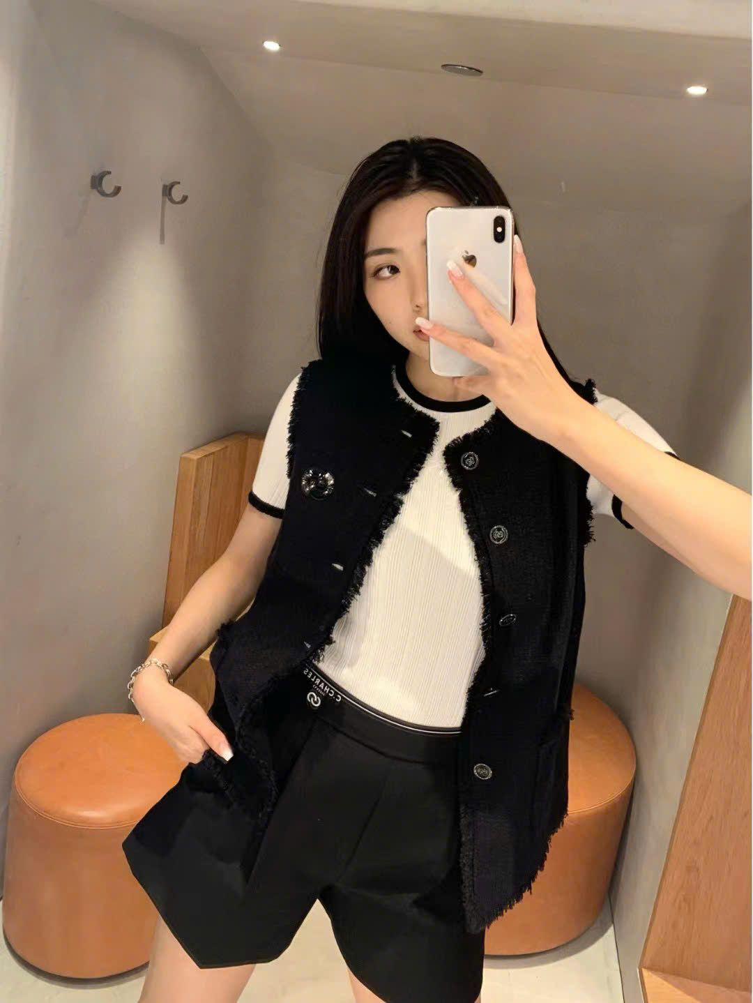 Vest ghile đen
