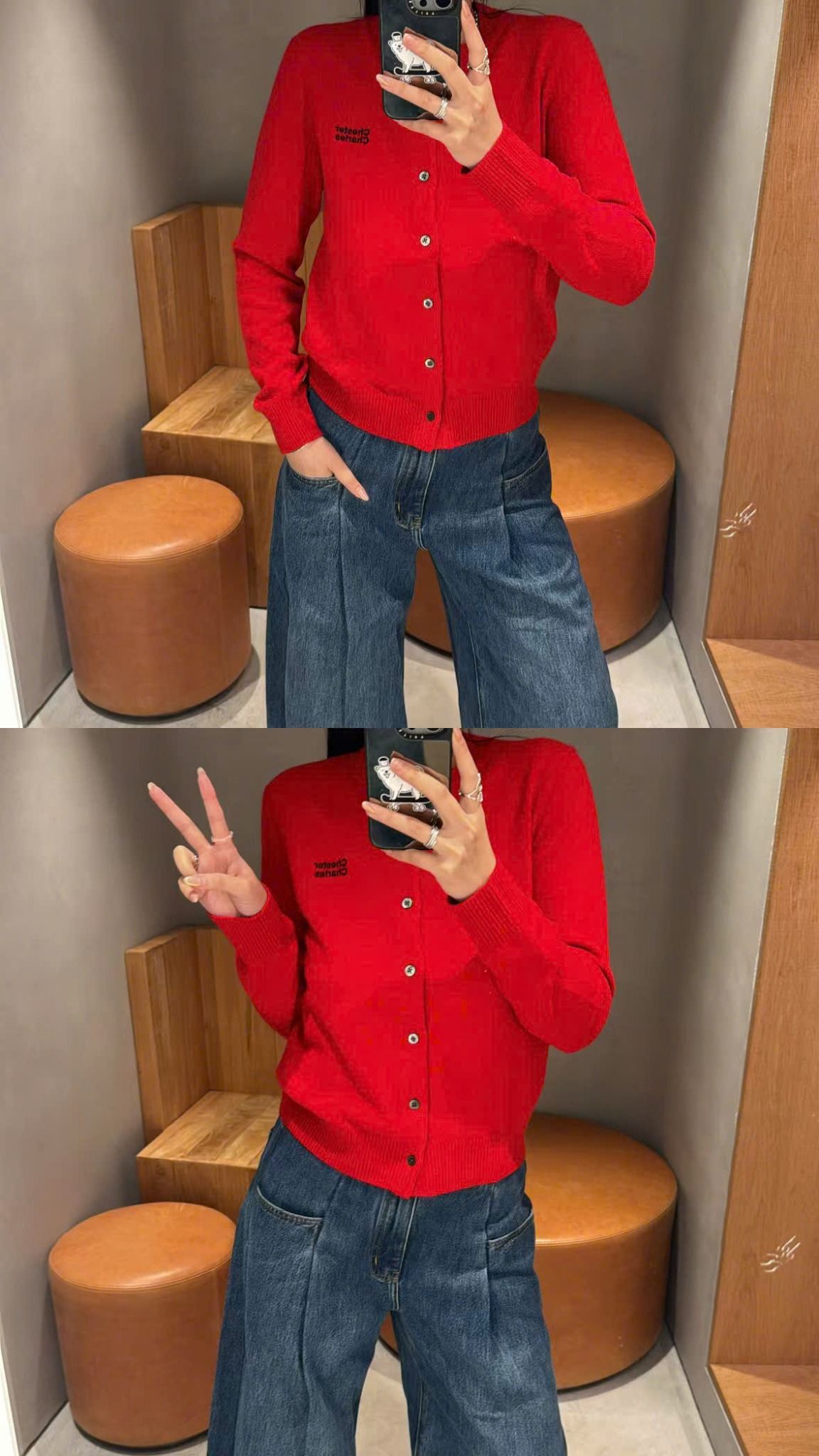 CDG đỏ chữ CC đen