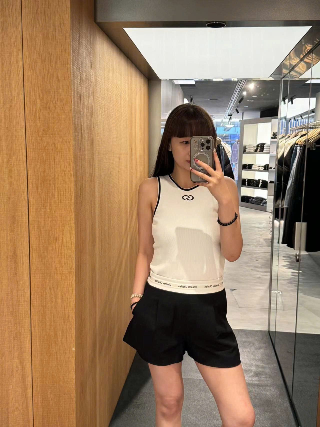 Áo 3 lỗ trắng viền đen