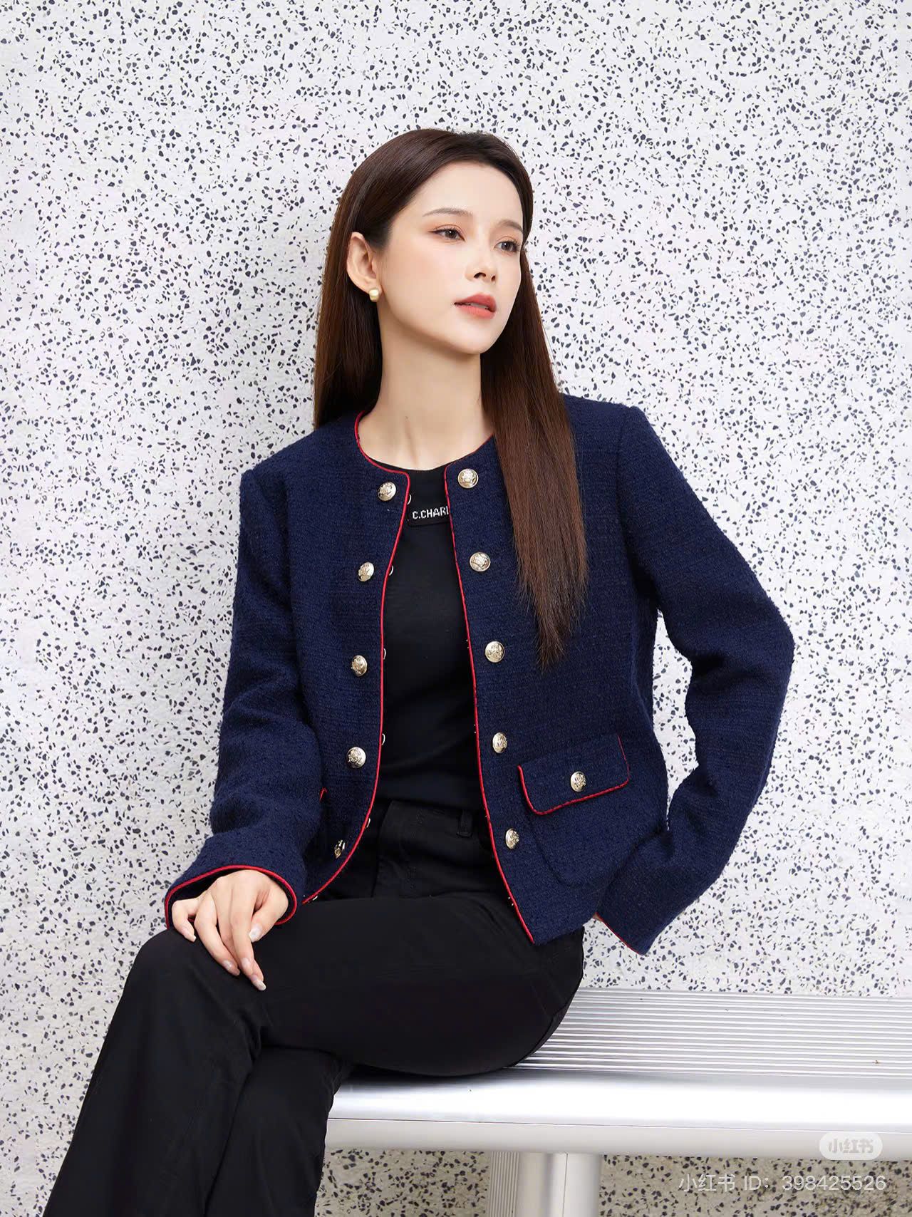 Áo dạ 2 hàng cúc