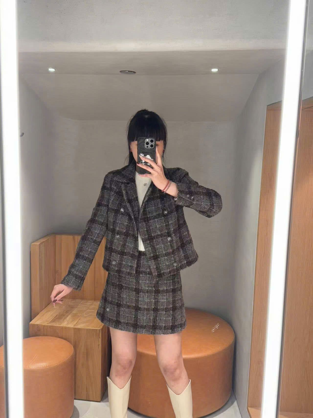 Áo vest kẻ- set A