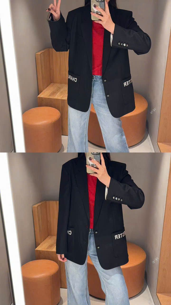 Blazer - chữ 2 túi