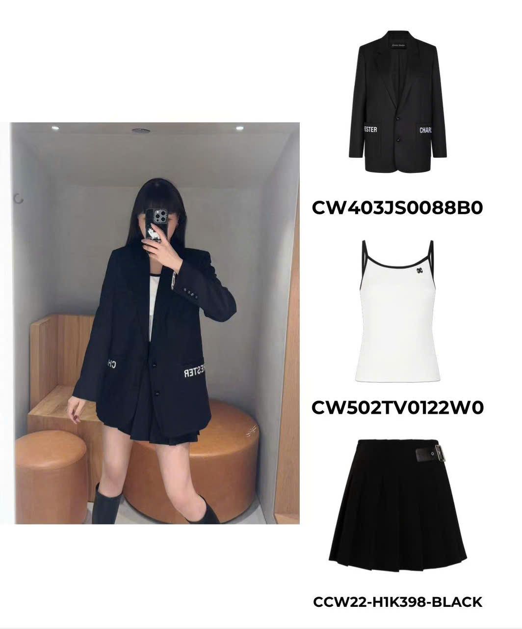 Blazer - chữ 2 túi