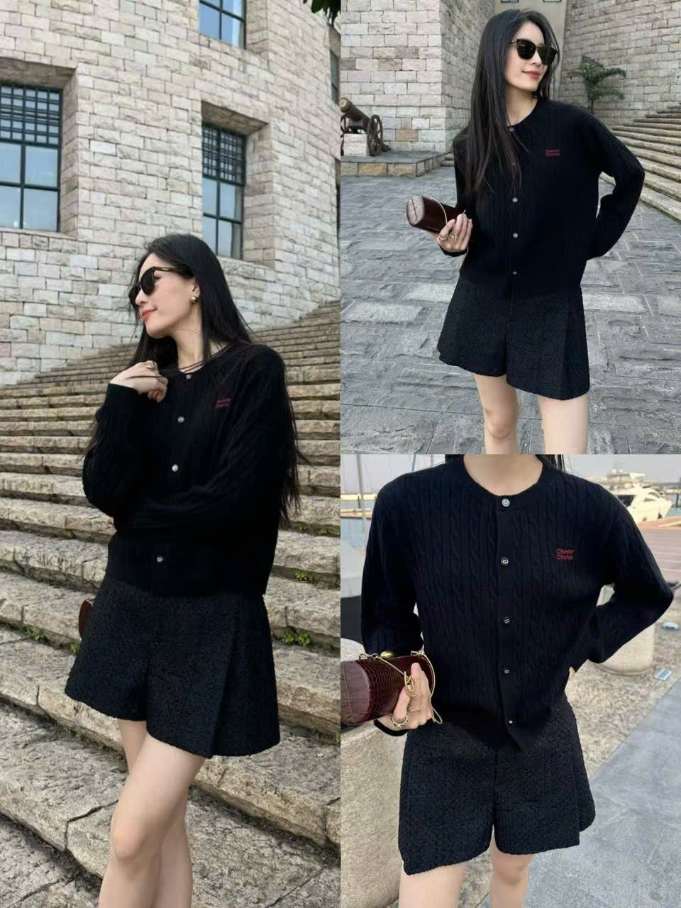 SOOC dạ Tweed - loe