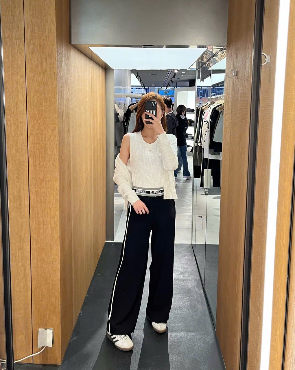 Áo CDG trắng xù
