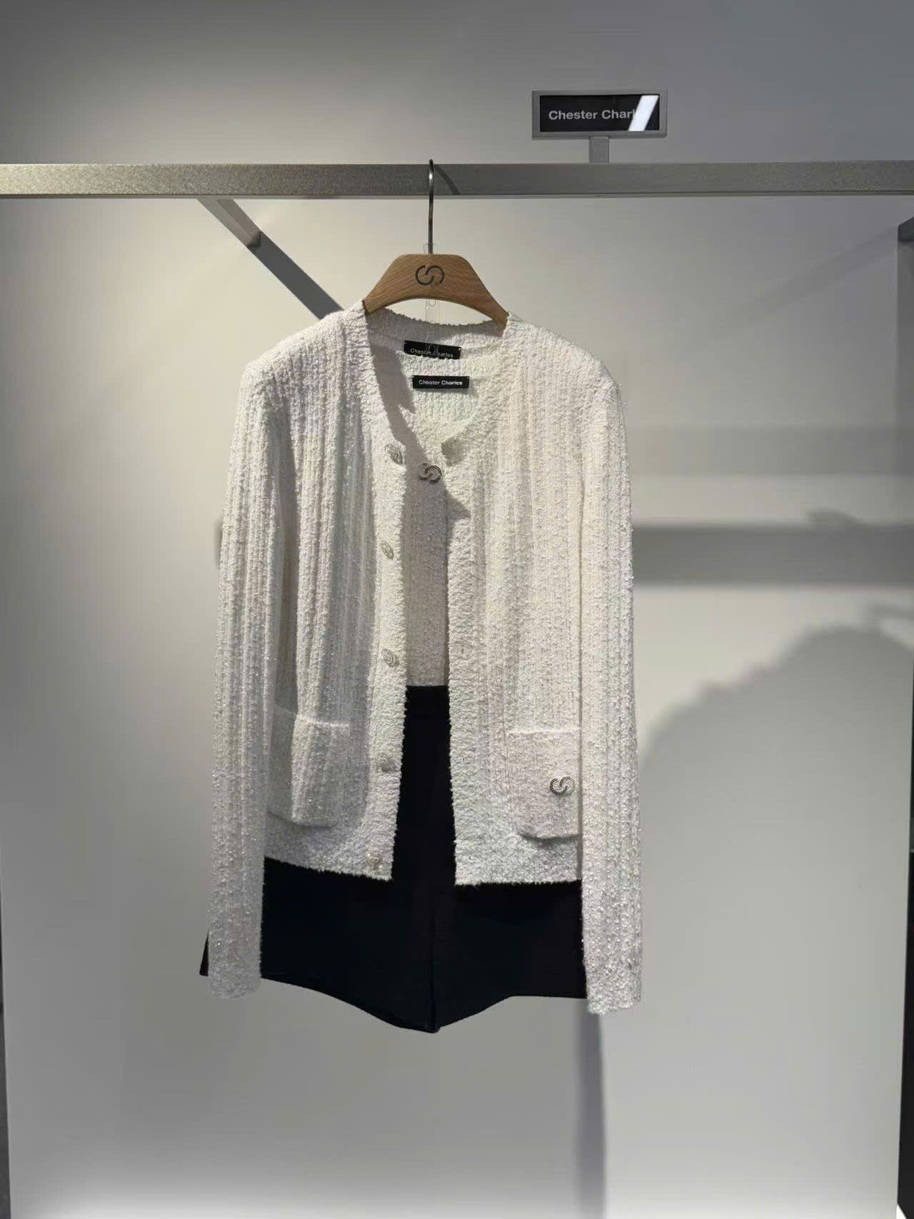 Áo CDG trắng xù