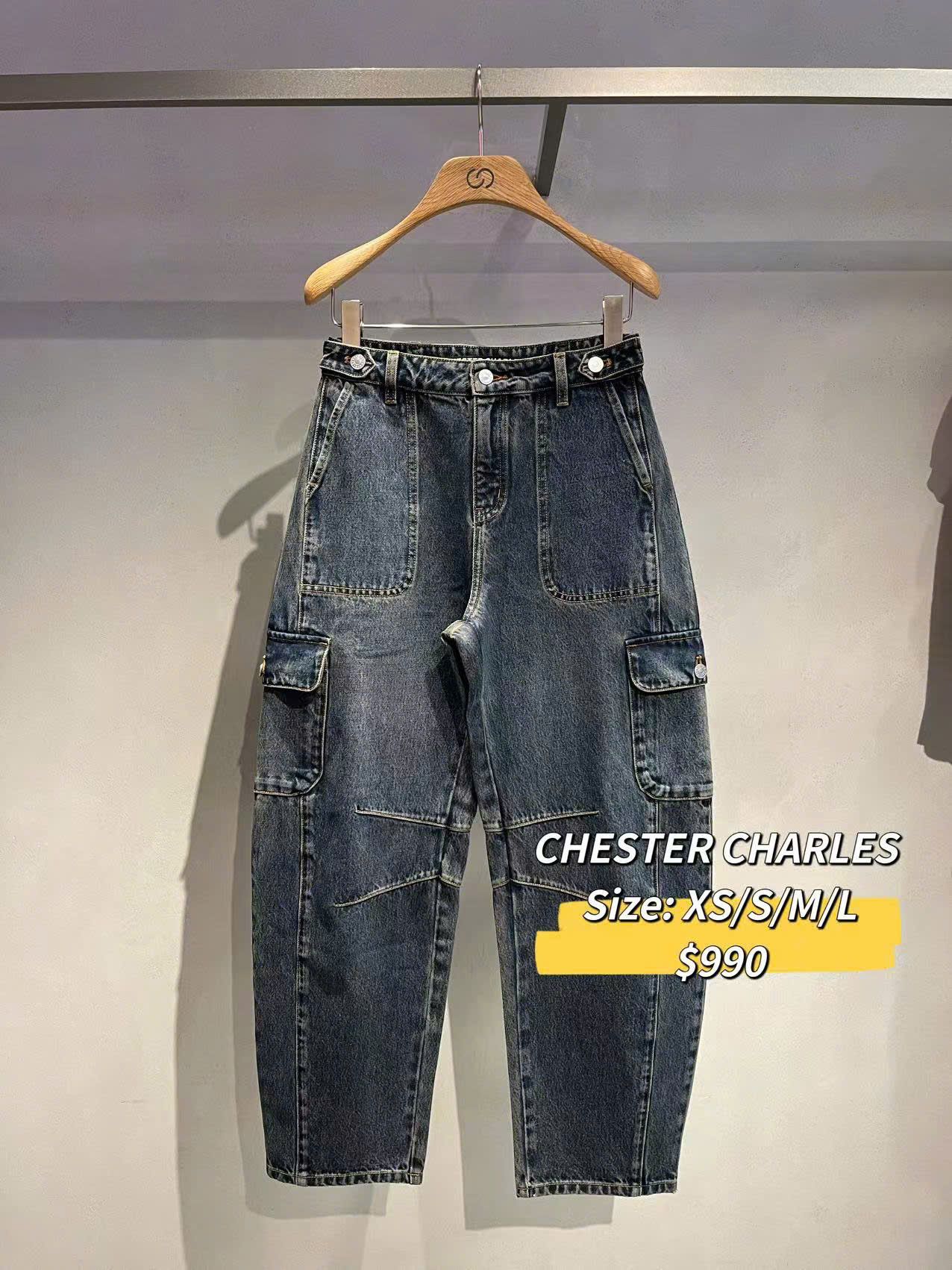 Quần jean túi hộp, dáng baggy