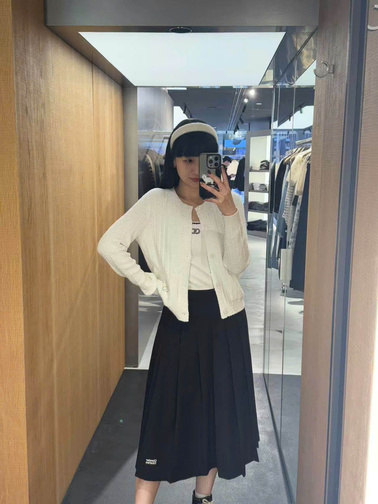 Áo CDG trắng xù
