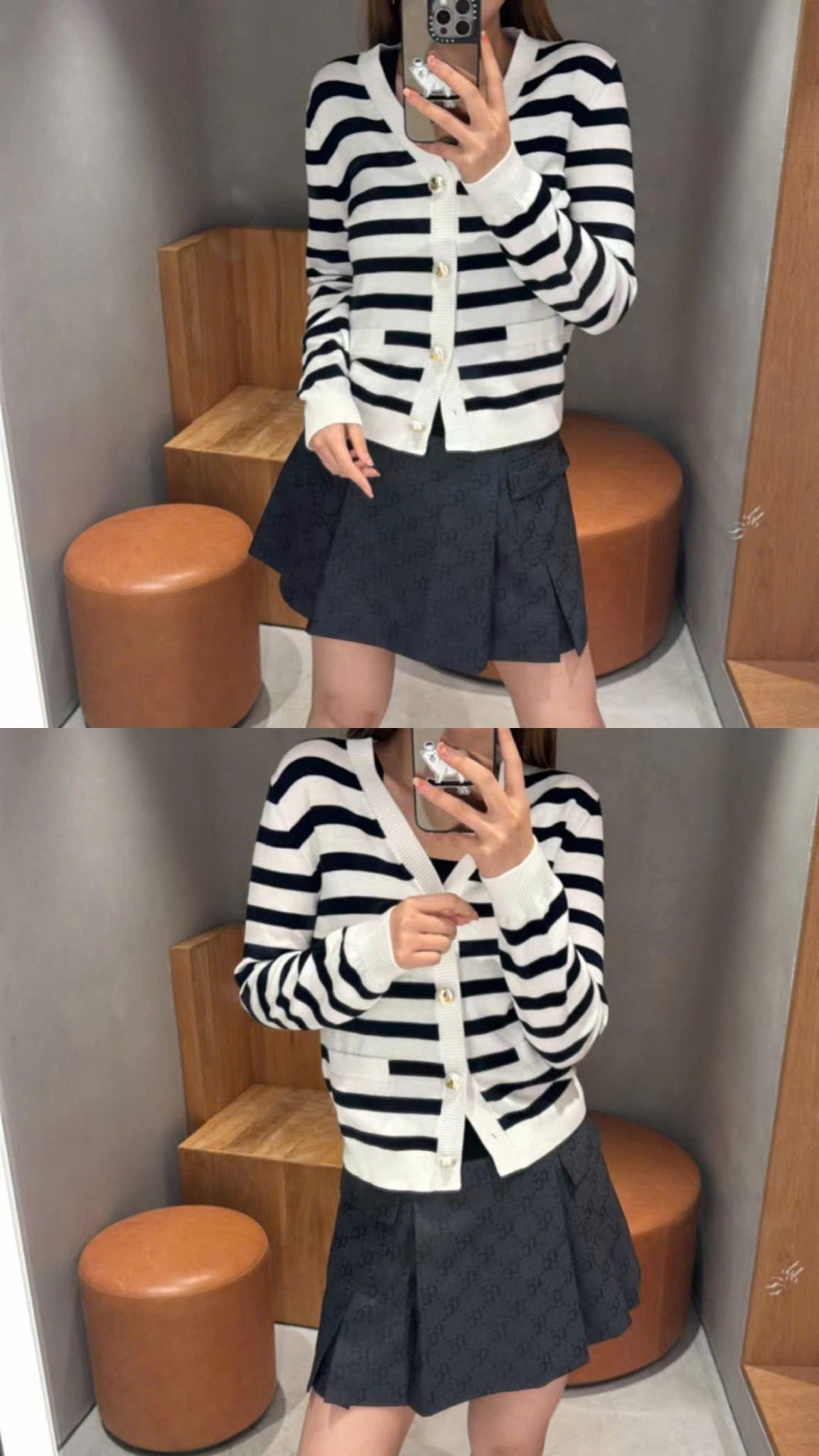 CDG kẻ - cúc ngọc gấu