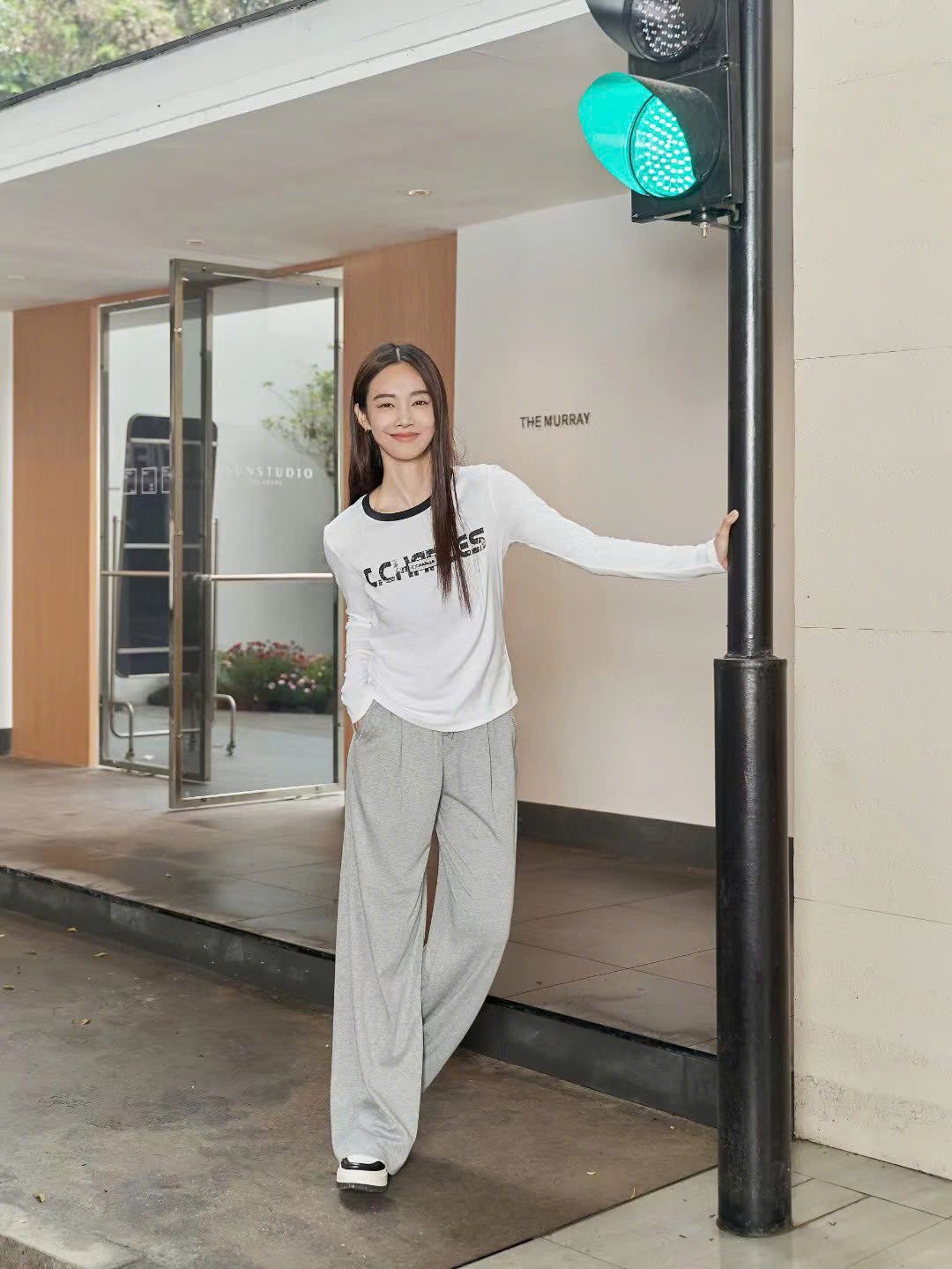Quần xám thun - cotton lụa