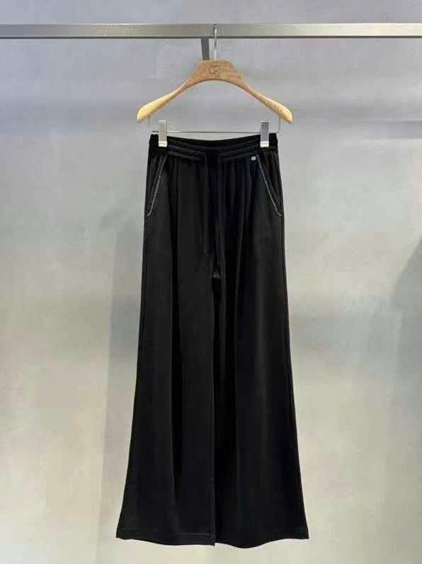 Quần thun đen - cotton lụa