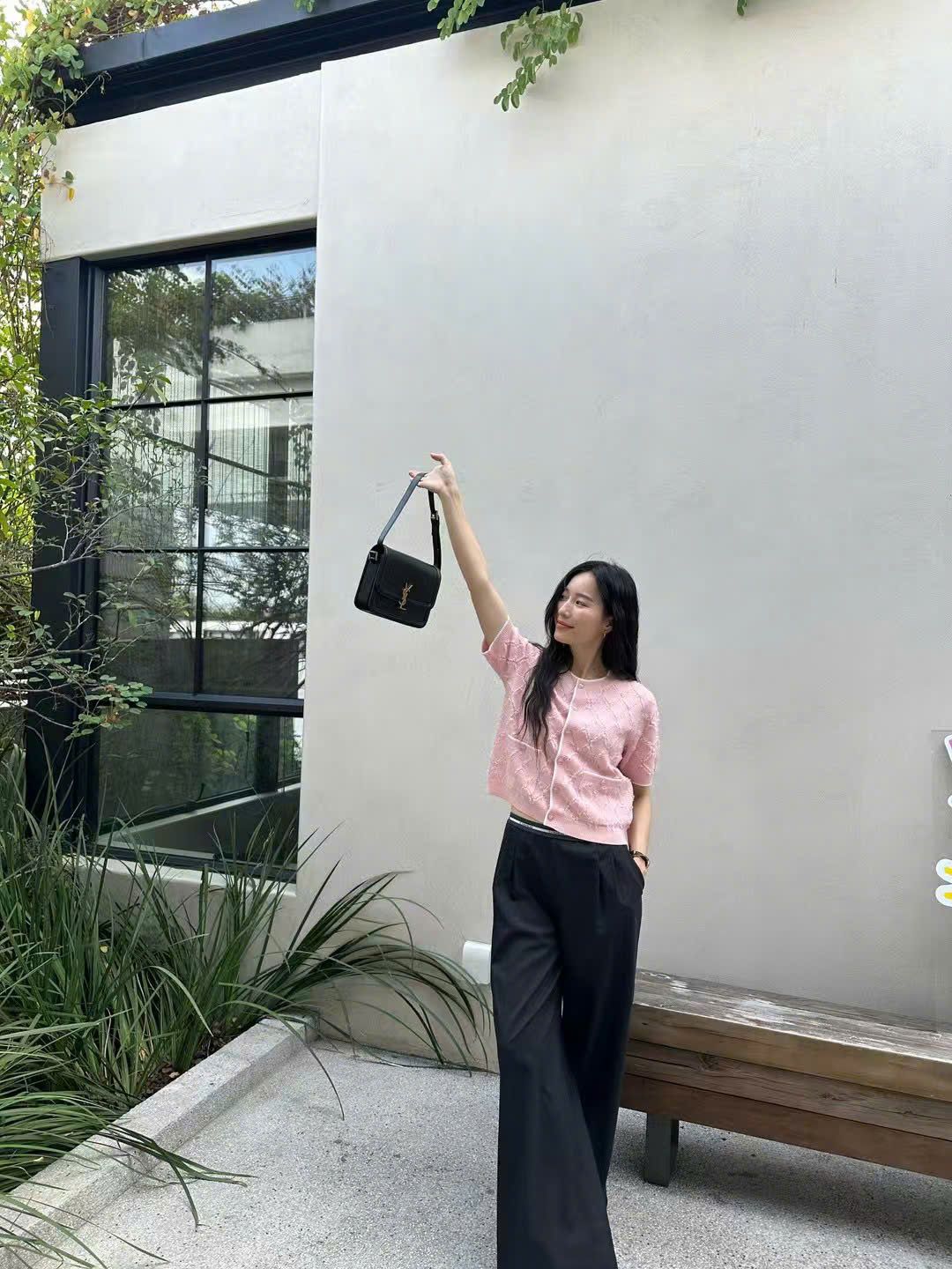 Quần vải tây - xám tro cạp thun xám chữ