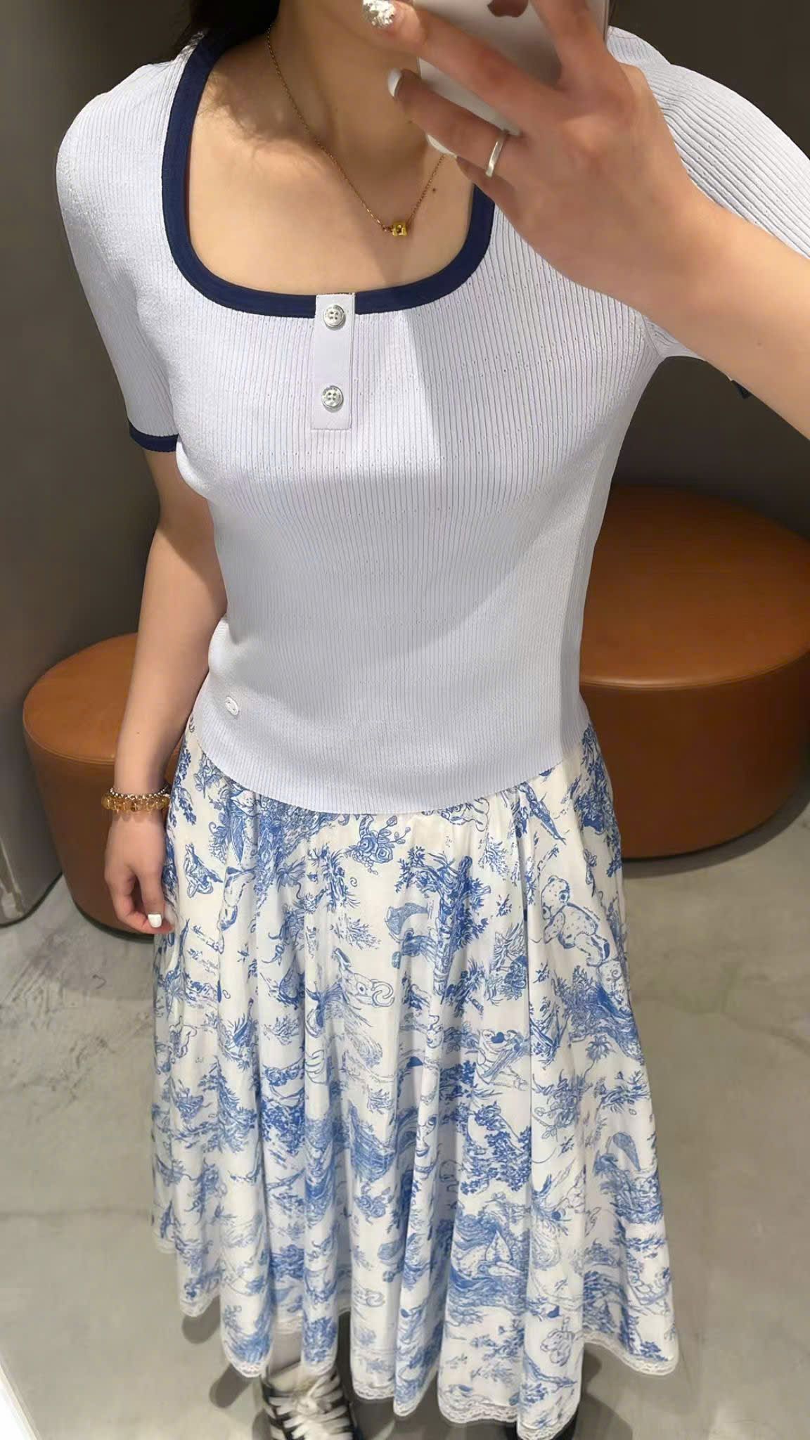 Áo croptop xanh