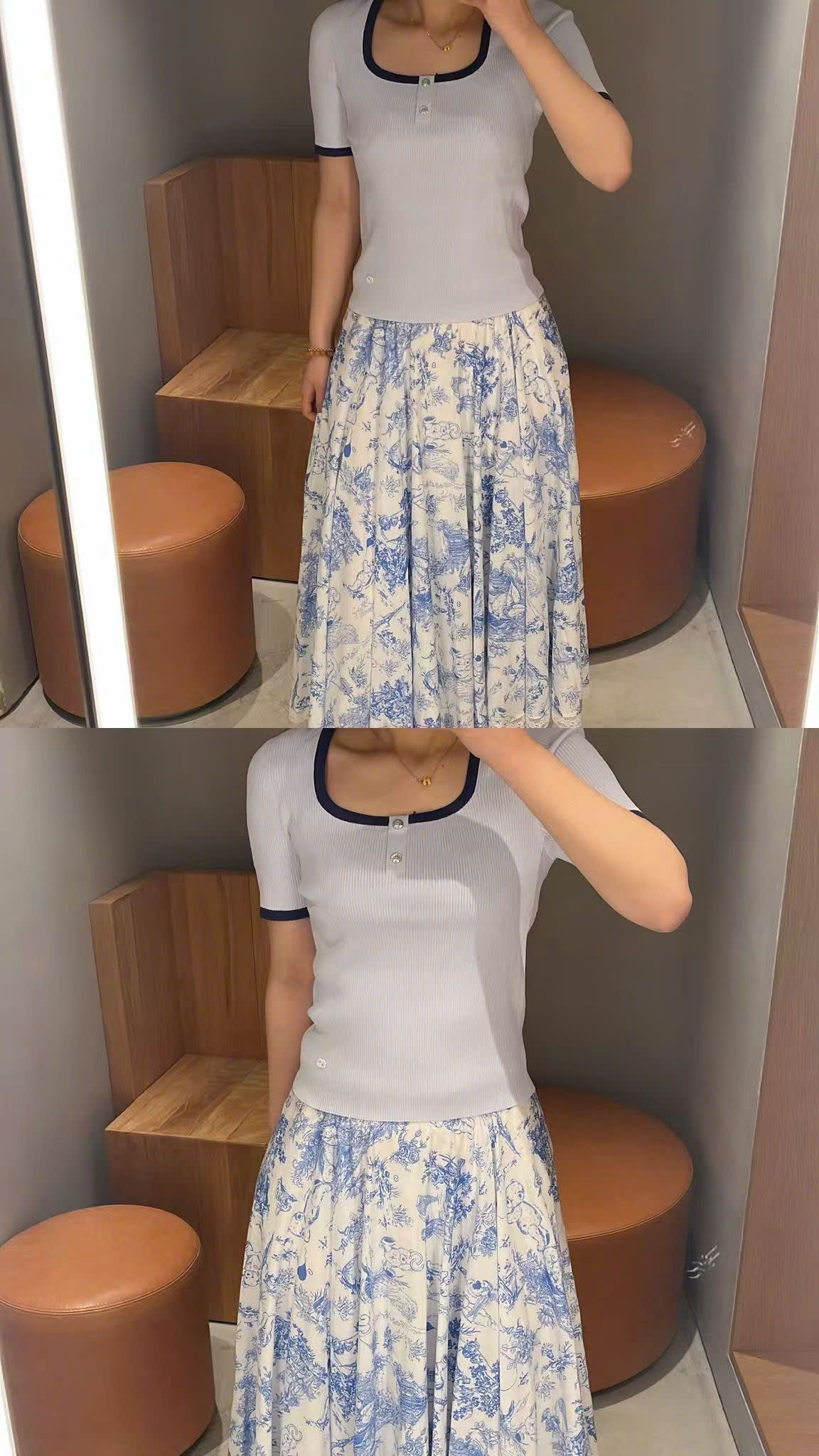 Áo croptop xanh