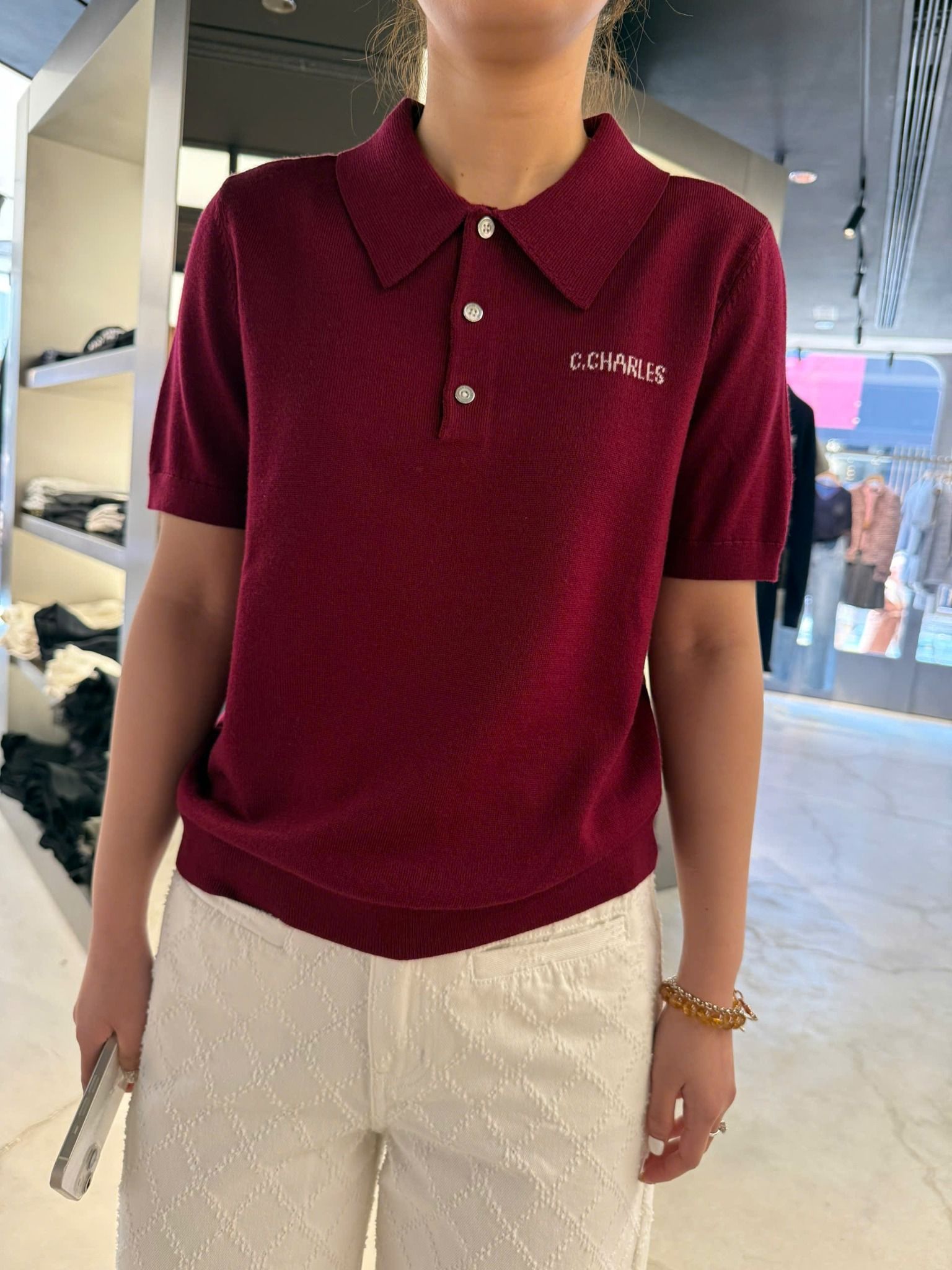 Áo Polo đỏ