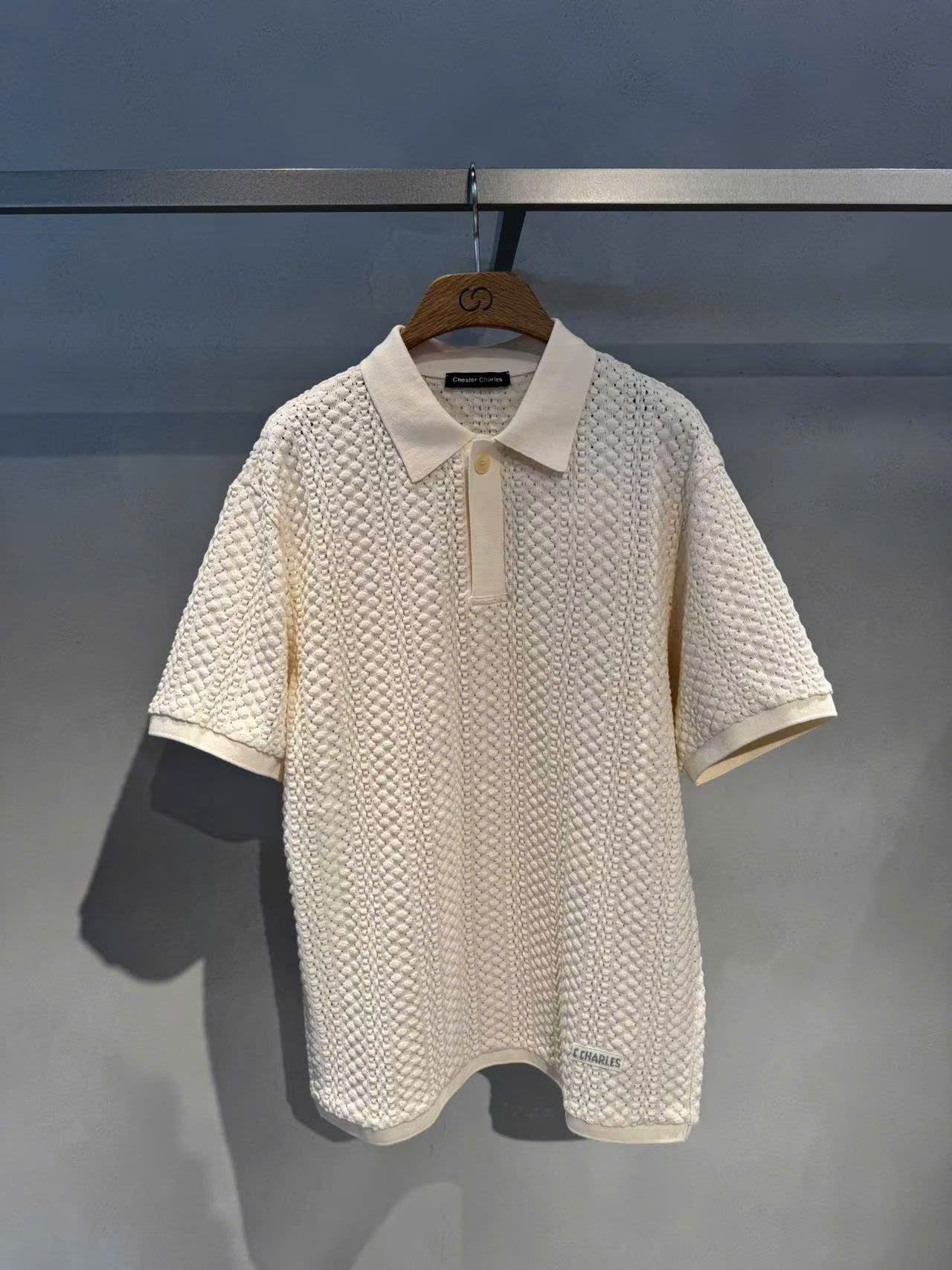Áo Polo trắng Xốp