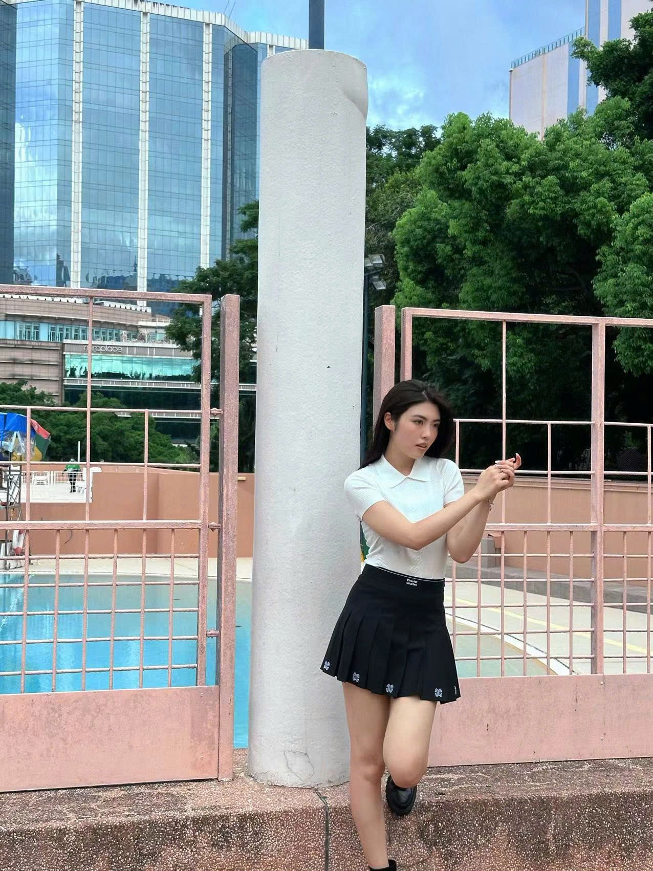Áo mongtoghi trắng - cổ polo