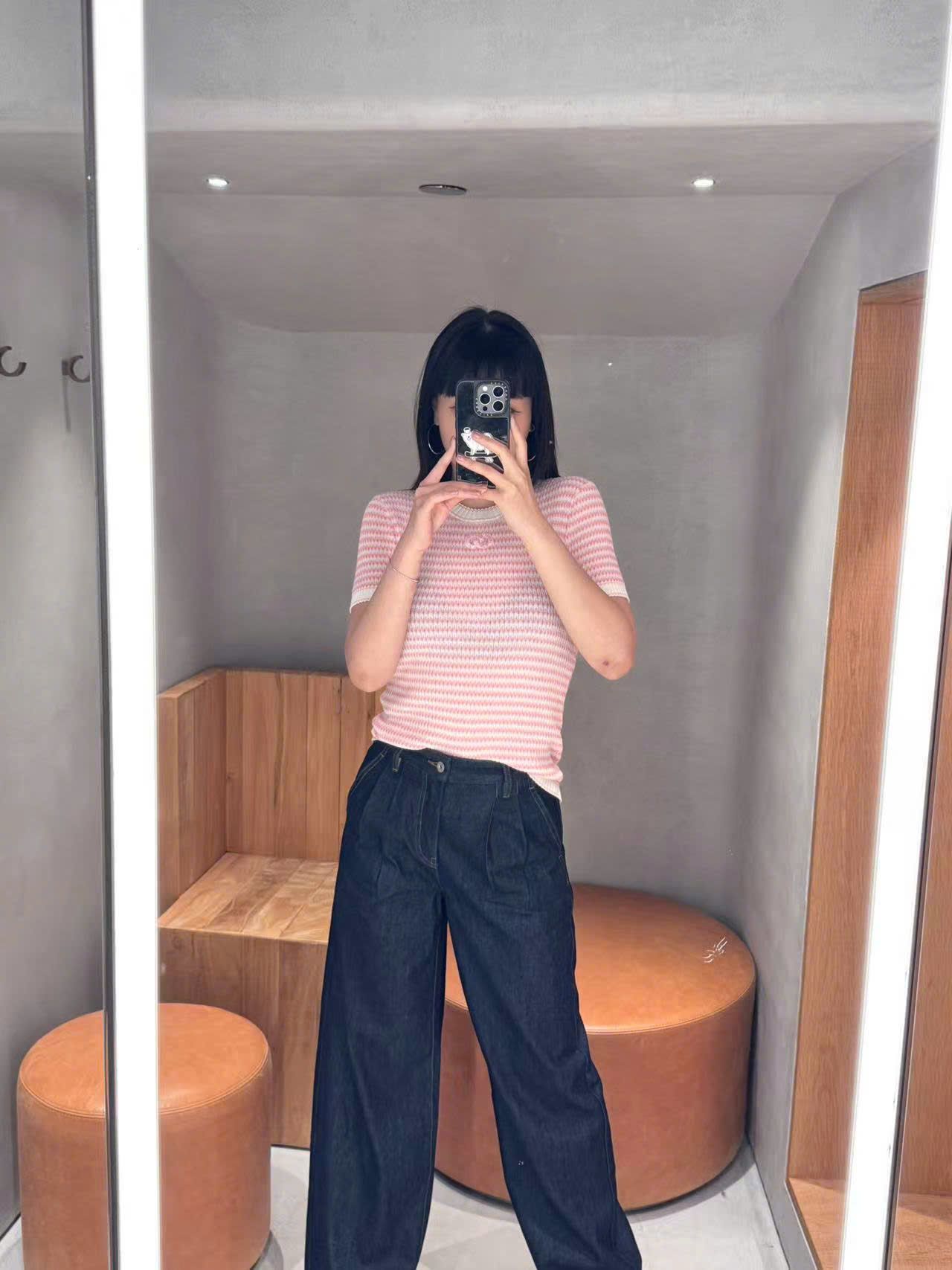 Quần jean xanh than - gấp 2 ly (mẫu mới)