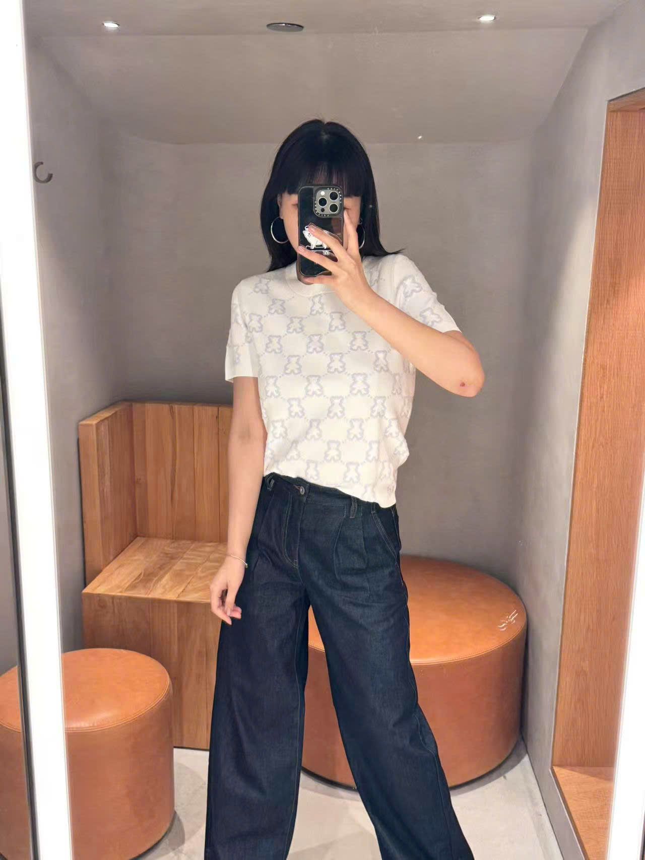 Quần jean xanh than - gấp 2 ly (mẫu mới)
