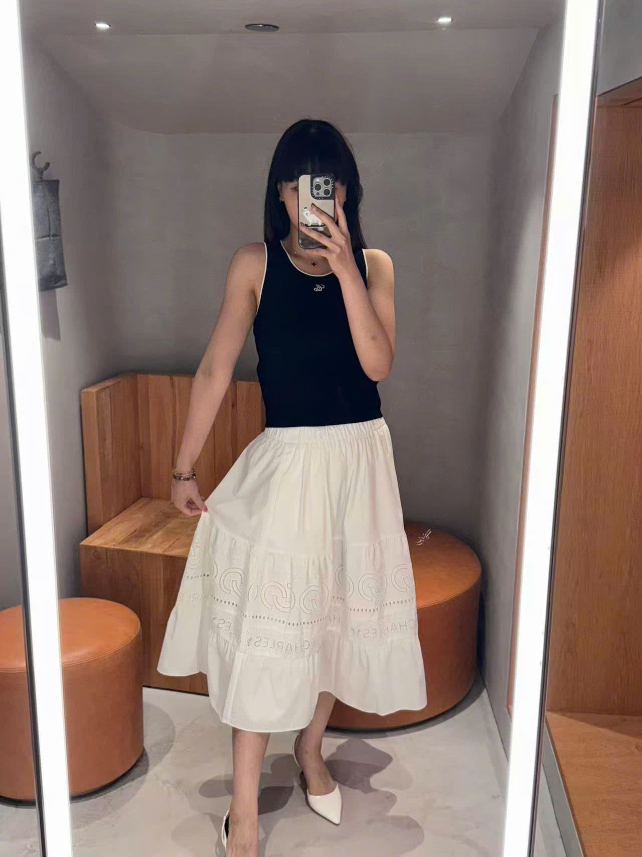 Áo 3 lỗ đen viền trắng