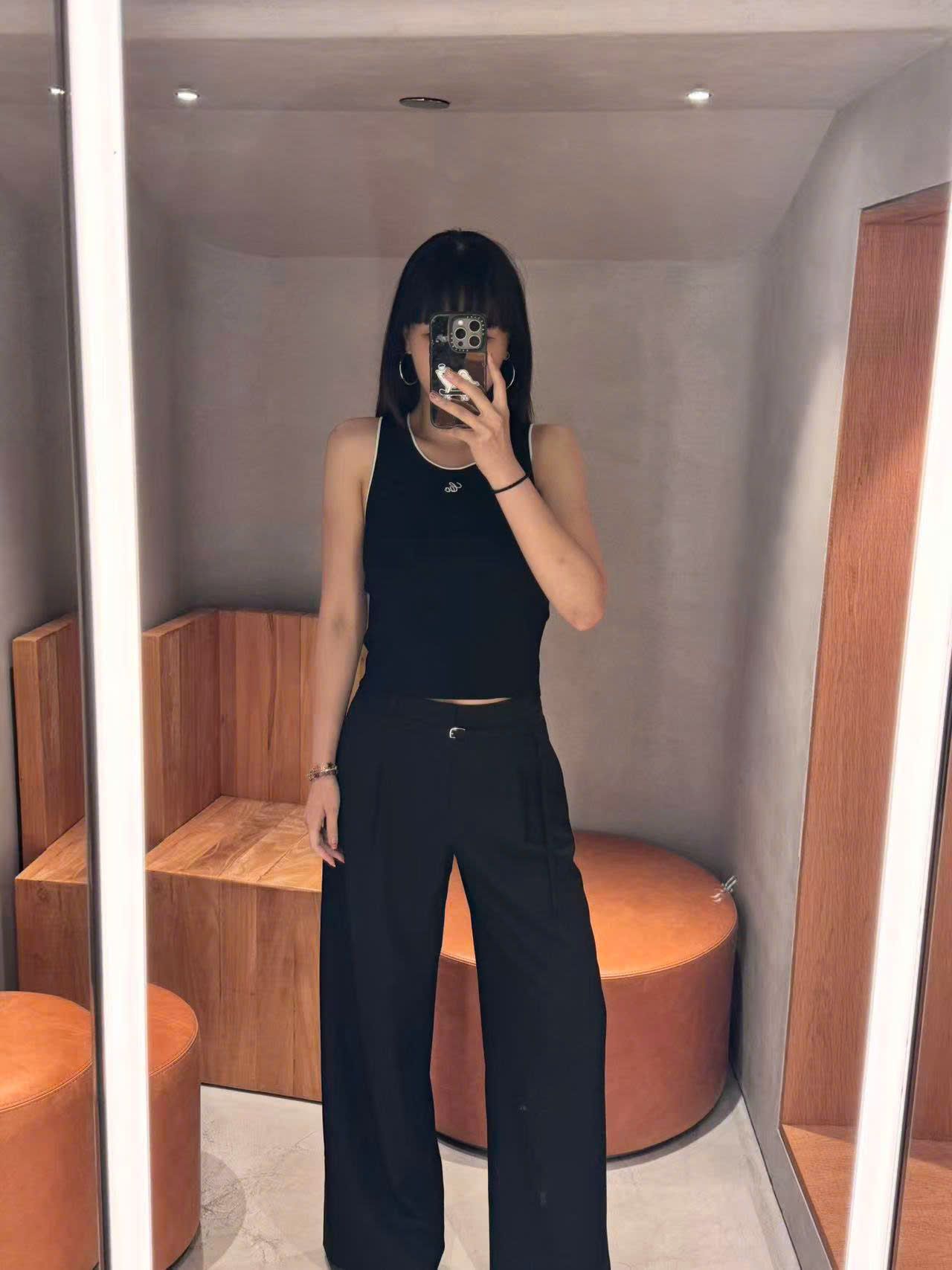 Áo 3 lỗ đen viền trắng