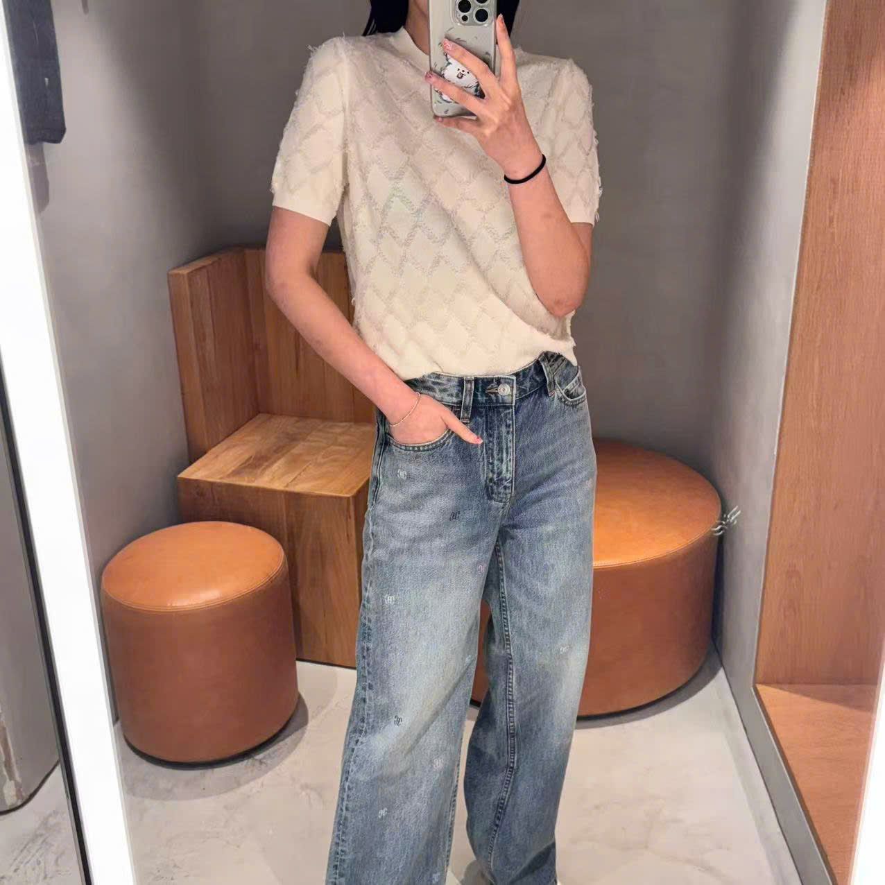 Quần jean - logo New ss