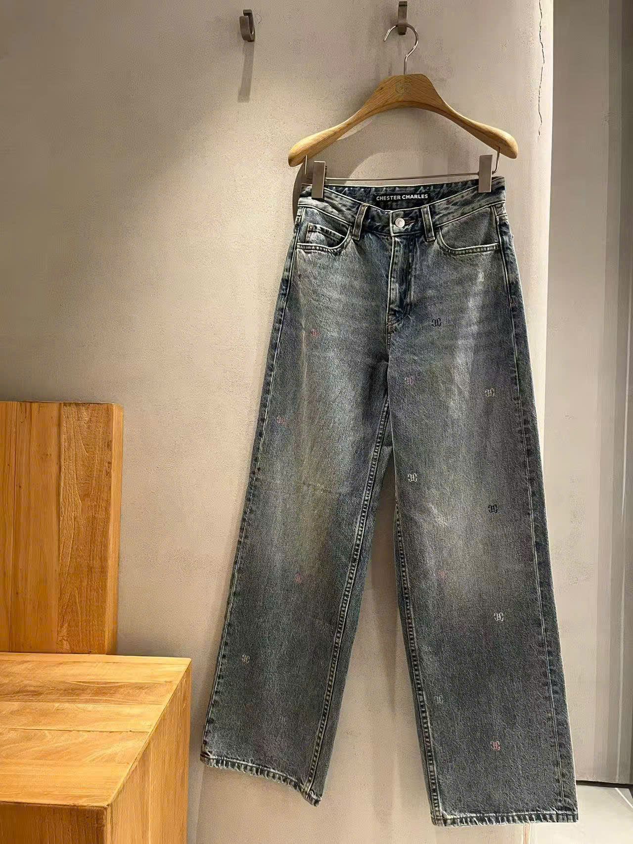 Quần jean - logo New ss