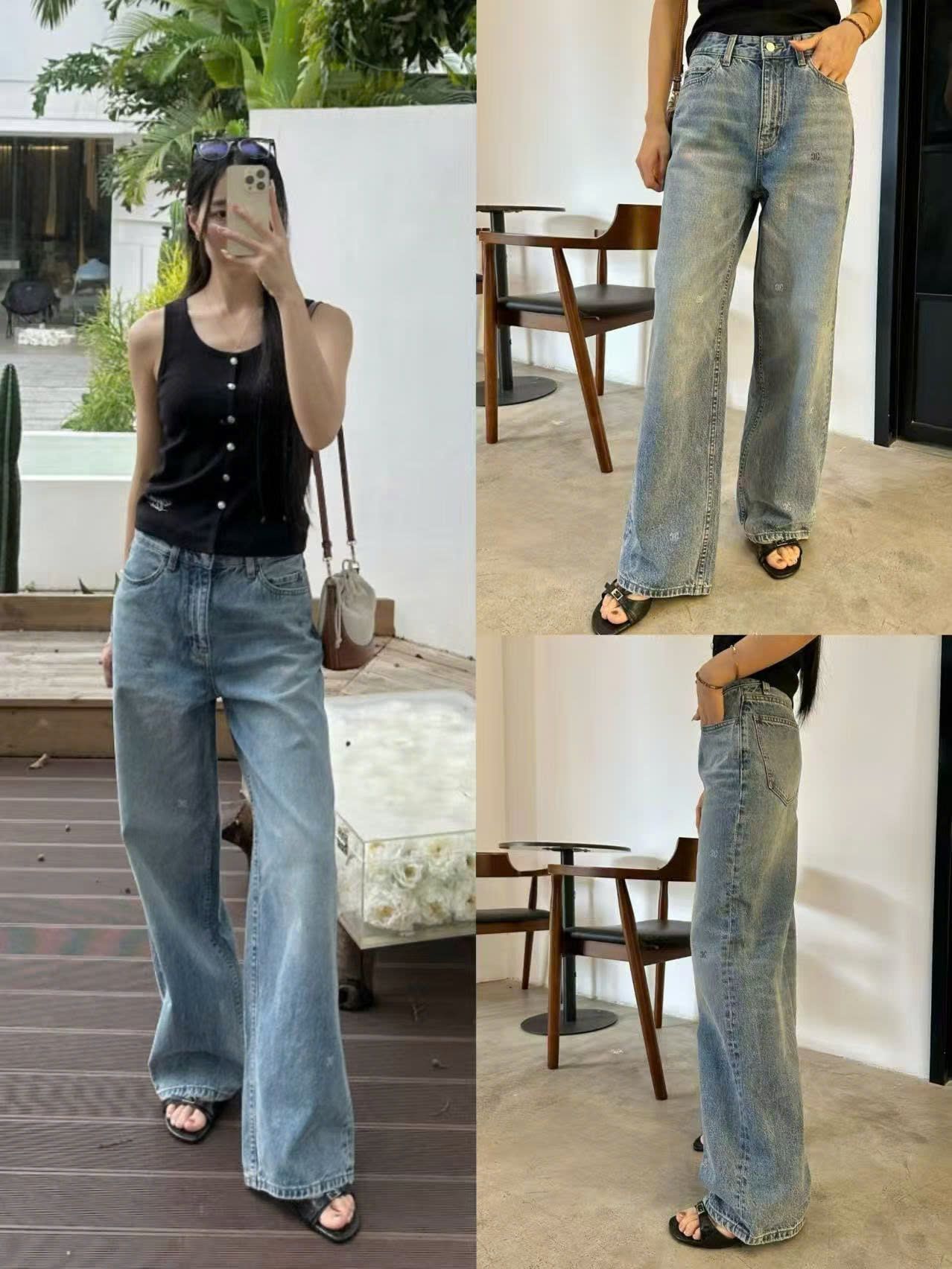 Quần jean - logo New ss