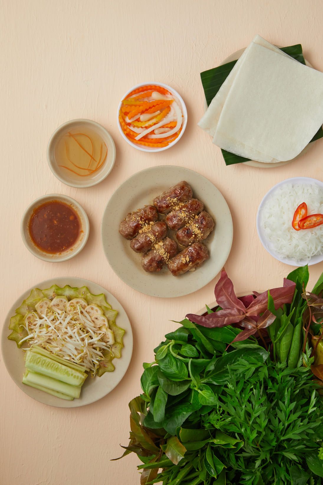 Bò Nướng Cuốn Bánh Tráng