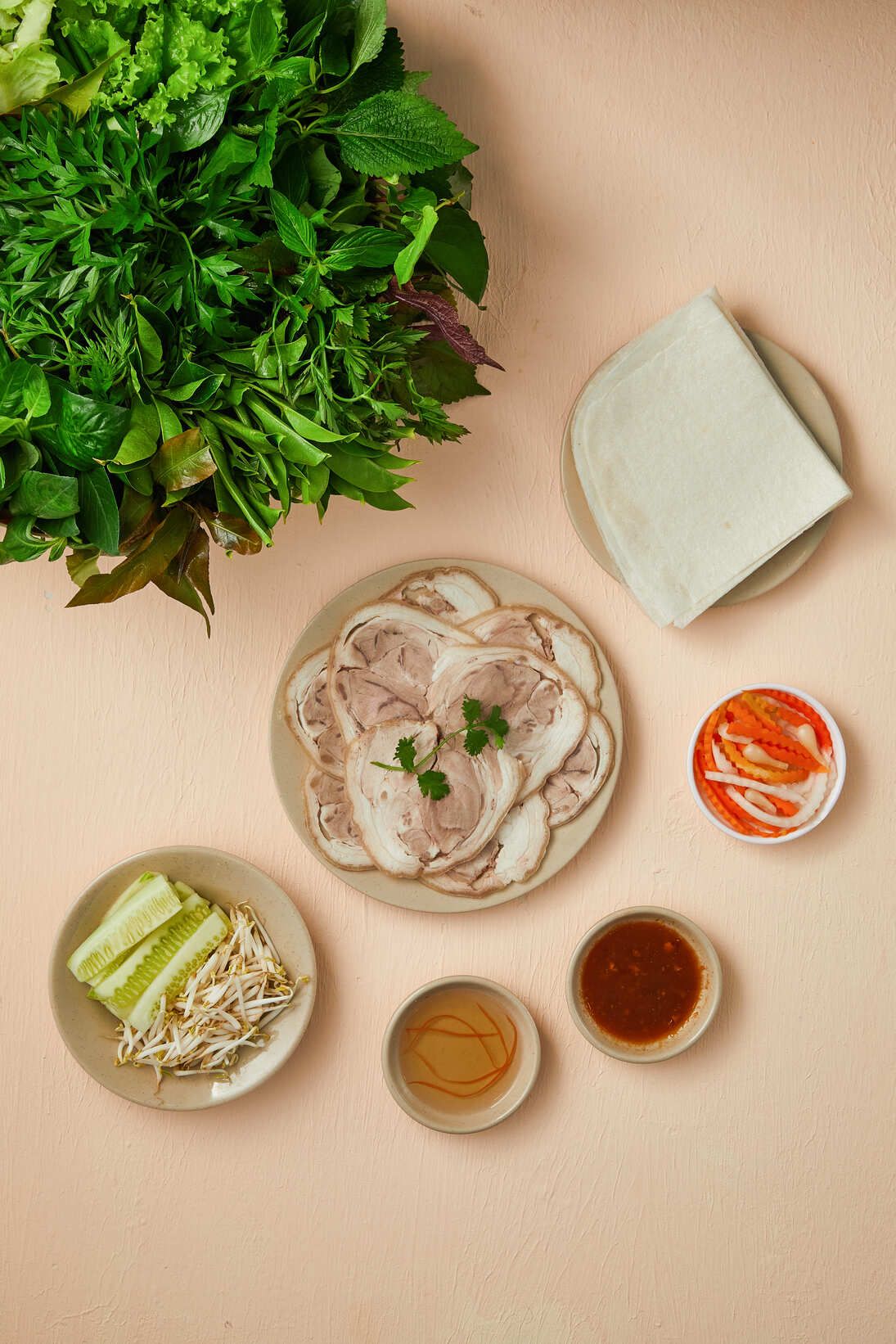 Bánh Tráng Cuốn Thịt Bắp