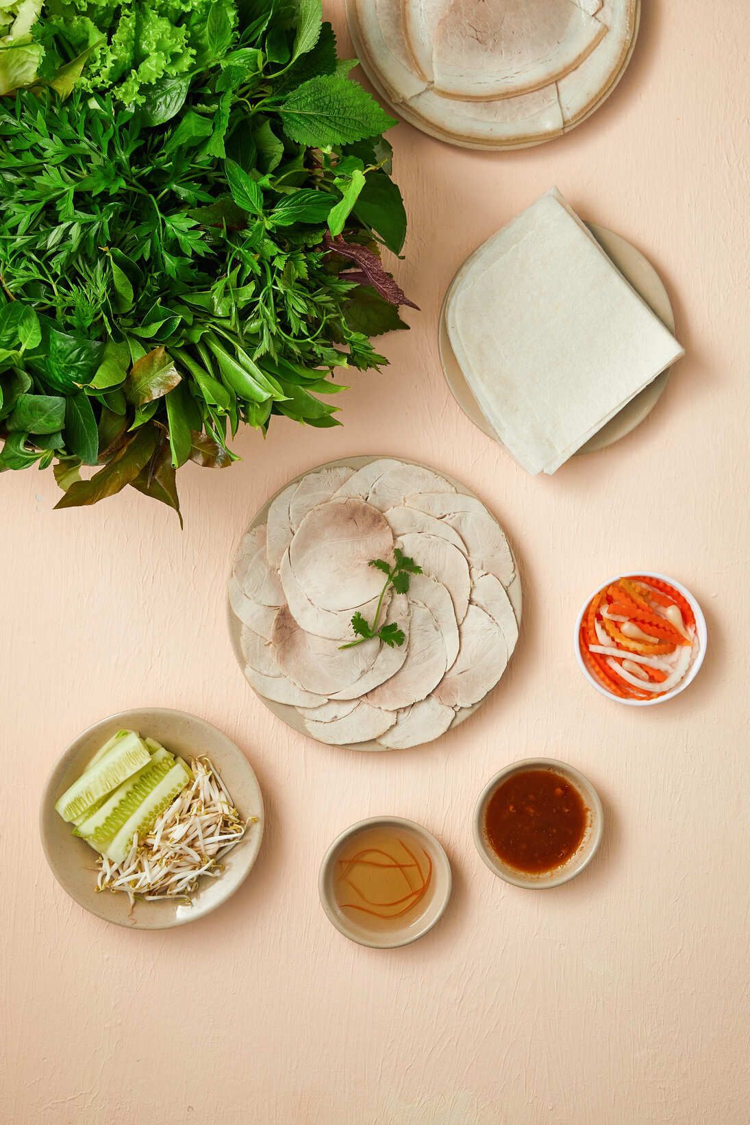 Bánh Tráng Cuốn Thịt Nạc