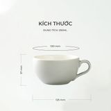  Cốc sứ Origami Latte Bowl - 250ml 