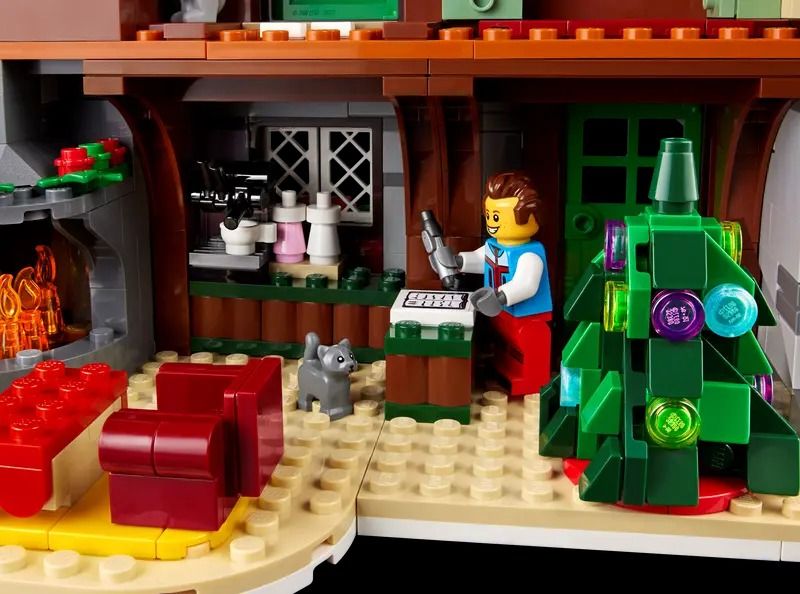 Lego ICONS Nhà Nghỉ Trên Núi Cao 10325
