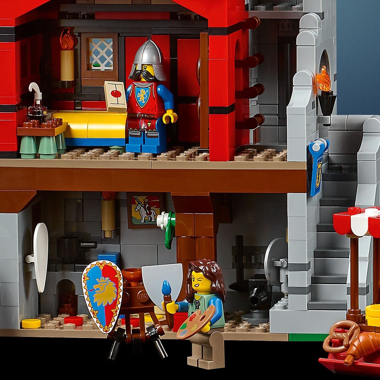 Lego Icons Medieval Town Square Quảng Trường Thị Trấn 10332